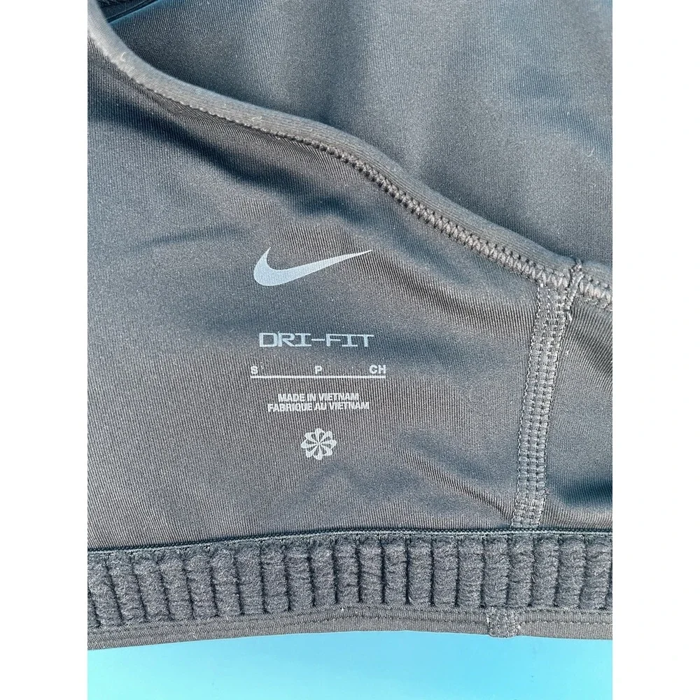 Nike Dri-FIT Sports Bra Women's Size S Black Medium Support Racerback